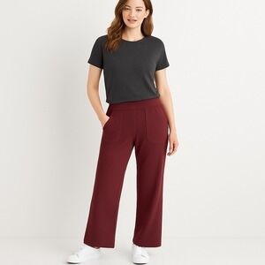 Duluth‎ Trading Co. Knit Pants Wide Leg Casual Comfy Lounge Size Medium